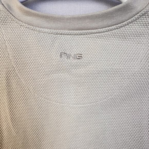 Ping Collection Golf Vest Men's XL Cream V Neck Preppy Casual Cotton Blend - Picture 8 of 9